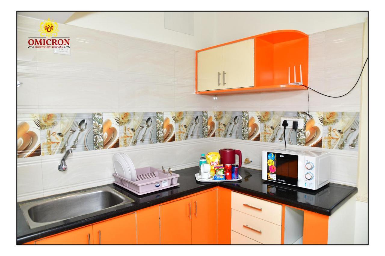 Hotel Omicron 1 Bhk Studio Room บังกาลอร์ ภายนอก รูปภาพ